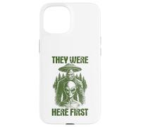 They Were Here First Retro Alien UFO Cryptid Bigfoot Case for iPhone 15