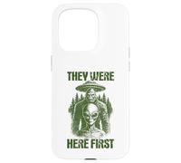 They Were Here First Retro Alien UFO Cryptid Bigfoot Case for iPhone 15 Pro