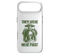 They Were Here First Retro Alien UFO Cryptid Bigfoot Case for iPhone Air