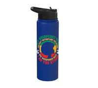 They Whispered to Her I Am The Storm Stainless Steel Insulated Water Bottle