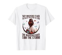 They Whispered to Her You Cannot Withstand The Storm Value Graphic T-Shirt, Men, White, L