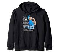 They Whispered To Her You Can't Withstand The Storm She Whis Zip Hoodie