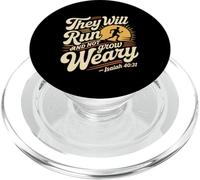 They Will Run And Not Grow Weary Bible Reminder - PopSockets PopGrip for MagSafe