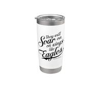 They Will Soar On Wings Like Eagles Isaiah 40:31 Religious Stainless Steel Insulated Tumbler
