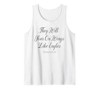 They Will Soar On Wings Like Eagles Isaiah 40:31 Religious Tank Top