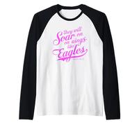 They Will Soar On Wings Like Eagles Isaiah 40:31 Scripture Raglan Baseball Tee