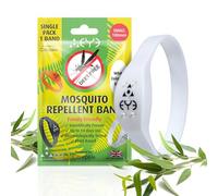 THEYE Mosquito Repellent Bracelet - Anti Mosquito Bracelet for Adults, Children, Kids - 100% Natural, Deet Free Mosquito Repellent Bands - Provides Up to 2 Weeks Protection - White Small