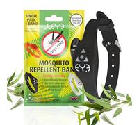 THEYE Mosquito Repellent Bracelet - Anti Mosquito Bracelet for Adults, Children, Kids - 100% Natural, Deet Free Mosquito Repellent Bands - Provides Up to 2 Weeks Protection - Adjustable Wristband