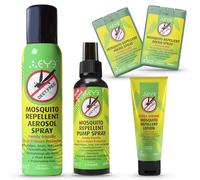 THEYE Mosquito Repellent Extreme Traveller Pack - Natural, Preservative Free - Family Friendly Insect Repellent DEET Free - Maximum Strength Tick & Midge Repellent Travel Pack