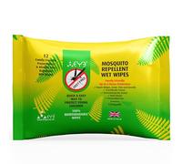 THEYE Mosquito Repellent Wipes - 100% Natural & Plant Based, Free of Deet, Alcohol & Harmful Chemicals - Up to 6 Hours Insect Repellent Protection - For Sensitive Skin