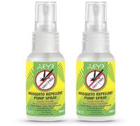 THEYE Natural Mosquito and Insect Repellent Spray, DEET Free Plant Based Citrepel Pump Spray, Long Lasting 6 Hour Protection, Skin Friendly, Travel Size, 2 x 50ml