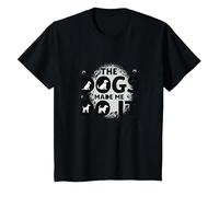 They're Eating The Dogs Made Me Do It - Funny Pet Humor T-Shirt, Kids, Black, 12 Years