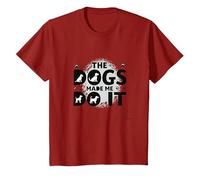 They're Eating The Dogs Made Me Do It - Funny Pet Humor T-Shirt, Kids, Cranberry, 12 Years