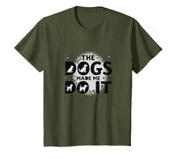 They're Eating The Dogs Made Me Do It - Funny Pet Humor T-Shirt, Kids, Olive, 3 Years