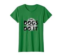 They're Eating The Dogs Made Me Do It - Funny Pet Humor T-Shirt, Women, Kelly Green, XL