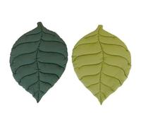 THGILNUS Dual-Sided Leaf Pet Bed - Large 50x68cm Washable Cooling Pad for Cats & Small Dogs, Machine Washable, Non-Slip Bottom, Portable Mat (1-pack)