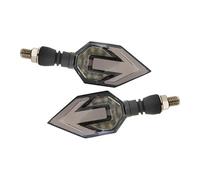 THGKL Turn signal light 2PCS/lot Universal Motorcycle Turn Signals Light Tail Arrow Lights Rear Motorbike Accessories(Blue)