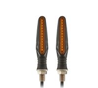 THGKL Turn signal light Motorcycle Turn Signals Flasher Built Relay Signal Indicator Flowing Blinker Light Universal M10 Bolt(2PCS B)