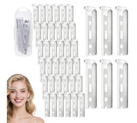 Thhiit 40Pcs Replacement for Tweezerman Dermaplaner, Peach Fuzz Remover | Eyebrow Shaping, Exfoliation, Hair Removal,Stainless Steel Refills for Women Smooth Radiant Skin