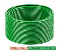 THHN Wire 10 Gauge 150 FT, 10 AWG Stranded OFC Copper Electrical Building Wire with Nylon Jacket PVC Insulation, Rated 600V for Residential, Industrial, CNC, Ground (10 Gauge, Green)
