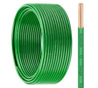 THHN Wire 12 Gauge 75 FT OFC Electrical Wire, 12 AWG Solid Copper Wire Rated up to 600V Building Wire Nylon Jacket for Residential, CNC, Ground, Industrial (12 Gauge, Green)