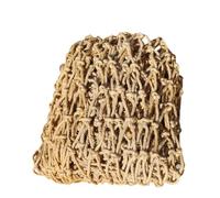 Thi Biodegradable Jute Support Net for Climbing Plants & Vines Eco Friendly 2x2m Trellis 18mm Handmade Garden Solution for Sustainable Growth