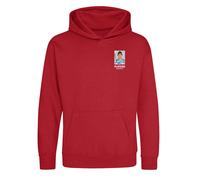 Thibaut Courtois World Cup Sticker Kids Hoodie - Red / 14-15 years