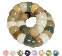 ThiCc Bodhi Beads Bracelet for Anxiety Relief - Gradual Color Hand-Rolled Meditation Wrist Mala Zen Fidget Stress Relief Spiritual Jewelry Gift for Women Men Yoga Mindfulness (Mixed Colors)