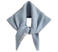 ThiCc Knitted Triangle Scarf for Women - Y2k Pure Color Wool Blend Shawl Warm Neck Warmer Headscarf Neck Cover High-End Aesthetic Cozy Scarf for Fall Winter Cottagecore Accessories (Light Blue)