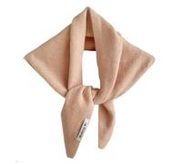 ThiCc Knitted Triangle Scarf for Women - Y2k Pure Color Wool Blend Shawl Warm Neck Warmer Headscarf Neck Cover High-End Aesthetic Cozy Scarf for Fall Winter Cottagecore Accessories (Pink)