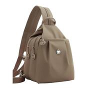 ThiCc Women's Waterproof 2-Way Commuter Bag - Convertible Sling Backpack Crossbody Bags Anti-Theft Oxford Lightweight Multi-Pocket Casual Tote for Work Travel Shopping Daily (Off-white)