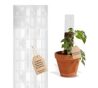 THICCLY V2 Large GrowPole - Stackable Plastic Moss Poles for Climbing Plants, Monstera Plant Support-Plant Climbing Pole, DIY Plant Stick Support, Works for Philodendron and Anthuriums - 5 Pcs