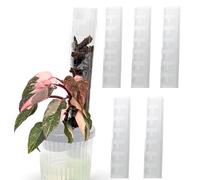 THICCLY V3 GrowPole - Front Opening, Stackable Plastic Moss Poles for Climbing Plants, Monstera Plant Support-Plant Climbing Pole, DIY Plant Support for Philodendron & Anthuriums (Medium 5 Pcs)