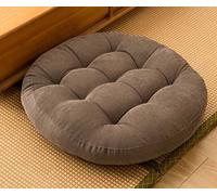 Thick 10cm Chair Cushion - Soft Cotton Seat Pads for Dining Room Garden & Office Chairs - 55x55cm Grey Cushions for Enhanced Living Room Comfort & Style
