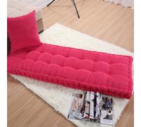 Thick 10cm Garden Bench Cushion Soft Sofa Seat Pad for 1-4 Person Indoor & Outdoor Use Stylish Pink Color 55x190cm Comfortable Seating for Home & Patio
