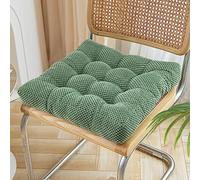 Thick 10cm Square Chair Cushions Soft Garden Seat Pads Stacking Cushions for Dining Chairs & Benches Perfect for Indoor & Outdoor Use Comfortable Seating Solution