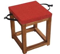 Thick 2/3-Inch Memory Foam Dining Chair Cushions - Non-Slip, Tie-On Pads in 12x12, 14x14, 16x16 Sizes, Removable Covers, Color 7 (28x28x8cm) for Comfort & Style