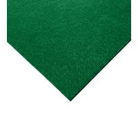 Thick 3mm Acrylic Felt Fabric | A4 Sheet 30cm x 21cm | Craft, Sewing & Upholstery Material | Baize Poker Table Cover | Soundproof Acoustic DIY (Emerald)