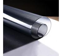 Thick 3mm Black Transparent PVC Table Cover Waterproof Protection Film Various Sizes Ideal for Kitchen Dining Table Rectangular Coffee Table Protector