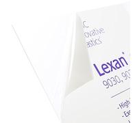 (Thick - .80cm - 0.08cm , Size - 30cm x 30cm ) - Lexan Sheet - Polycarbonate - .80cm - 0.08cm Thick, Clear, 30cm x 30cm Nominal