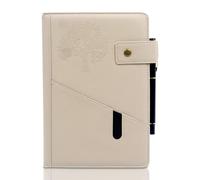 Thick A5 Journal Notebook Lined, 360 Pages Leather Hardcover College Lined Journal Notepad, Notebook and Pen Set, 100GSM Paper, for Work Office School, 5.7" X 8.5", Dark Grey