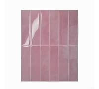 Thick ABS Wall Decal Backsplash Tiles 2.5mm Waterproof Sticker for Kitchen Bathroom Quick Install Green 10 Units(YJC0179)