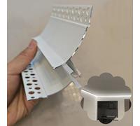 Thick Aluminum Channel Profile for Indirect Lighting, LED Crown Molding Lighting for Drywall Ceiling, Linear Cornice Ambient Veil Frame System