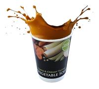 Thick and Creamy Vegetable Soup, 150, 12 oz foil sealed in cup drinks