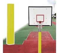 Thick Basketball Pole Pad 4x4 5x5 6x6 7x7 8x8, Square Pole Wrap for Metal Poles, Foam Padding Cover for Basement Garage