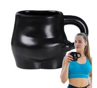 Thick Belly Breakfast Mug, Thick Belly - Unique Body Art Ceramic,Handmade 320ml Thick Belly Cup, Funny Coffee Tea Cups for Mother's Day Father's Day Gift