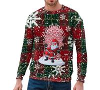 Thick Black Hoody Mens Pullover Jacket Long Sleeve Christmas t Shirt Heavy Sweatshirts for Men Winter Mens Teddy Fleece Jacket Burgundy Hoodie elf Jumper Men Men's Outerwear Gilets