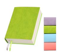 Thick Blank Journal Notebook 720 Pages No Lines Soft Leather Blank Notebook for Women Drawing Book Memo Writing Sketch Pad Diary Notebook (Green Blank Notebook)