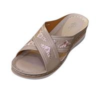 Thick Bottom Sandals Women Wedge Shoes Lightweight Peep Toe Slope Heel Slip On Solid Colour Casual Open Toe Summer Beach Holiday Walking Slippers Travel Outfit Daily Wear