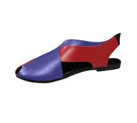 Thick Bottom Slope And Fashion Outside Wearing Open Toed Square Head Cold Drags Women's Shoes Korean Denim Cloth High Heeled Wide Strap Sandals for Women (Pink, 4)